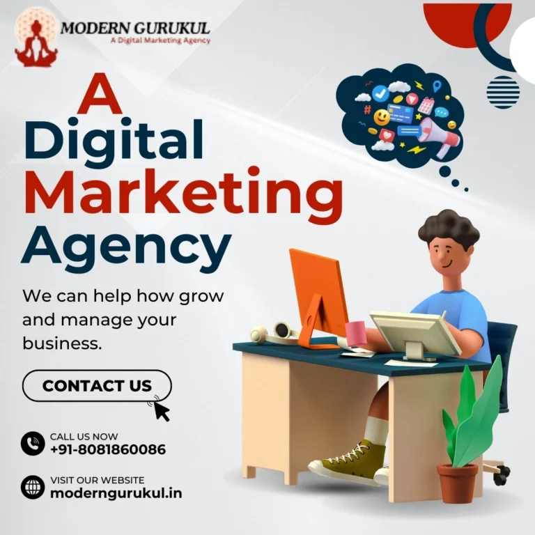 Modern Digital Marketing Agency- Modern Gurukul is a Digital Marketing Company